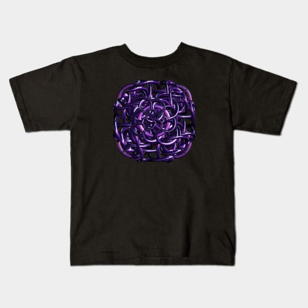 Rings of Purple Kids T-Shirt by ArtistsQuest